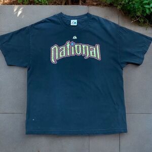 Majestic MLB 2011 All Star Game Jorge Polanco National League Black Tee Men's XL